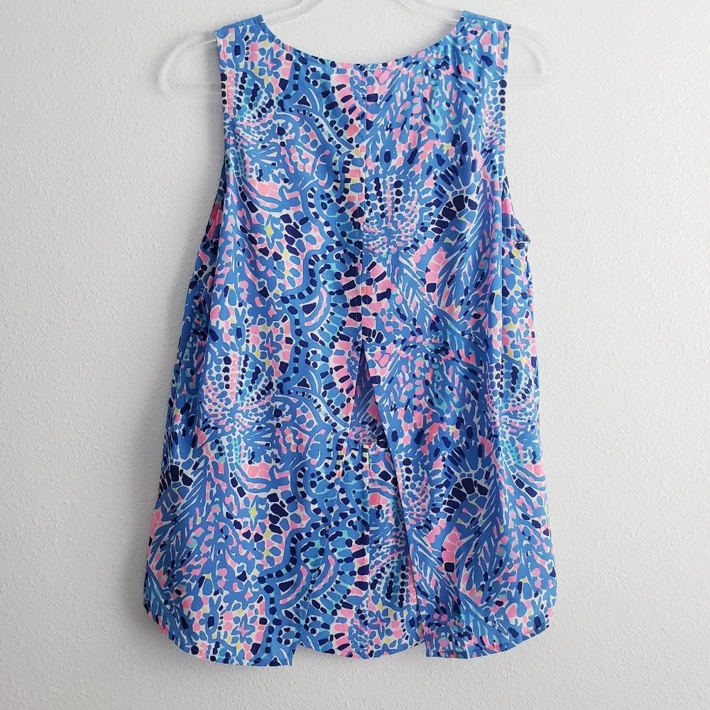 Lilly Pulitzer Zeta Sleeveless Tank Top - Picture 6 of 11